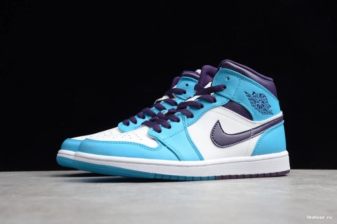 Jordan Mid 554724-415  1 Hornets 0211